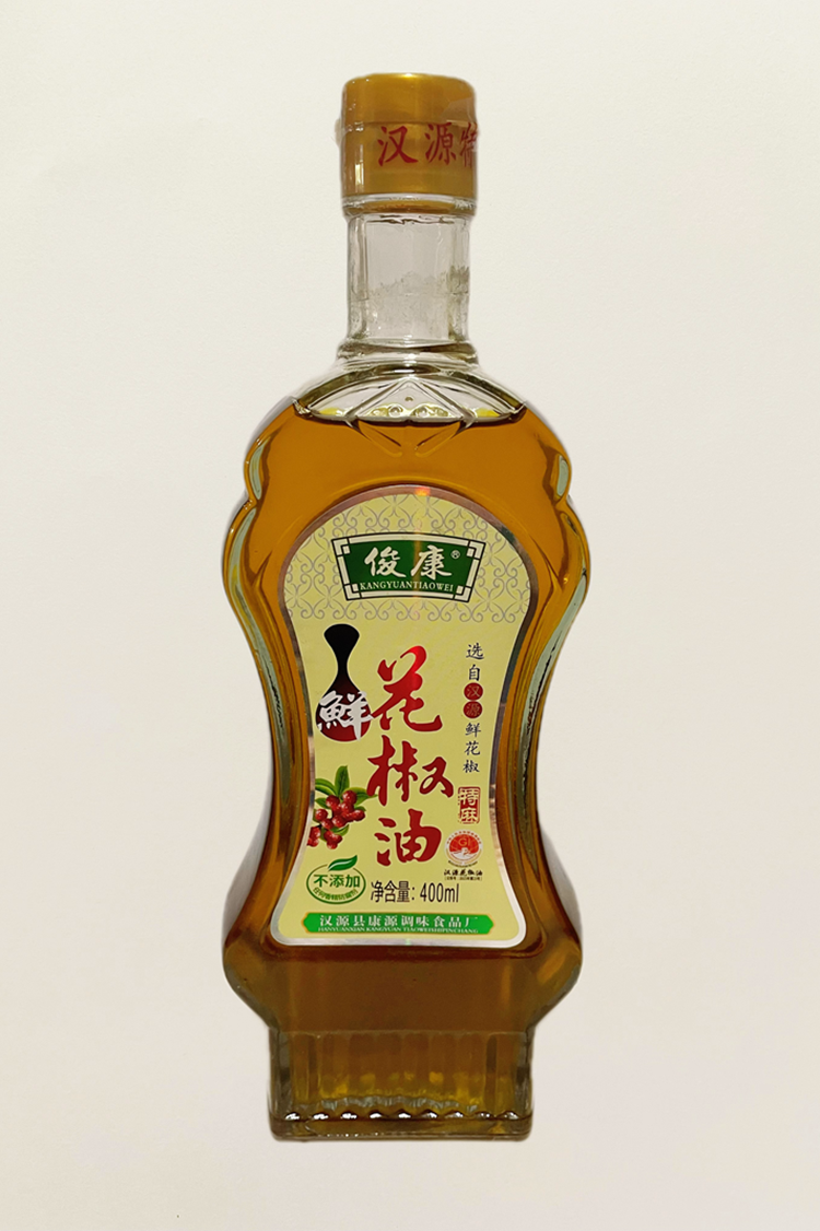 俊康汉源花椒油特麻400ml 四川特产麻椒油米线店凉拌麻油小瓶家用