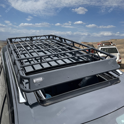 适配jeep指挥官专用不锈钢铝镁打孔越野改装行李行李架车顶架