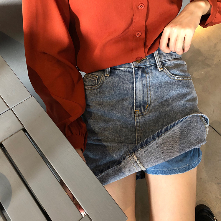 2019春款新款高腰百搭短裙牛仔裙裤韩版包臀A字短裙女学生半身裙在类目 女装/女士精品, 半身裙中 - 来自Buy2taobao.com提供专业的淘宝代购服务