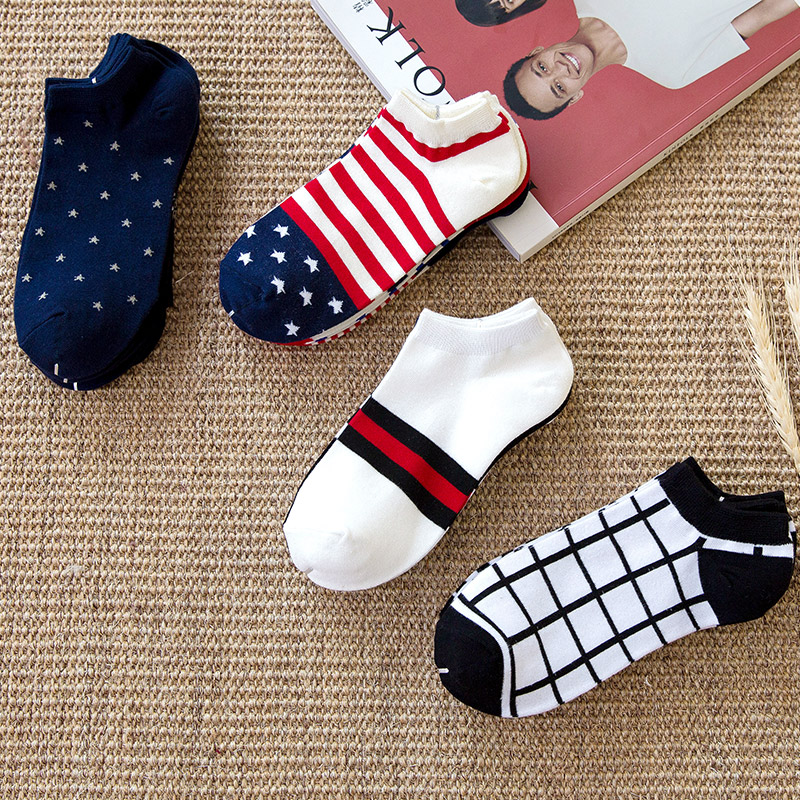 襪子男士船襪短襪男襪棉襪隱形襪淺口夏季薄款低幫韓版短筒防滑男