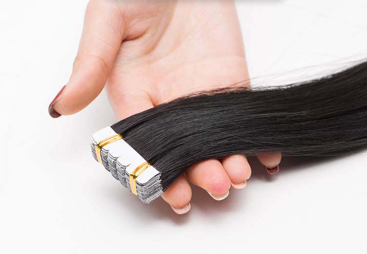 无痕接发真发接发片隐形自己接发片二代羽毛假发女贴片头发接头发