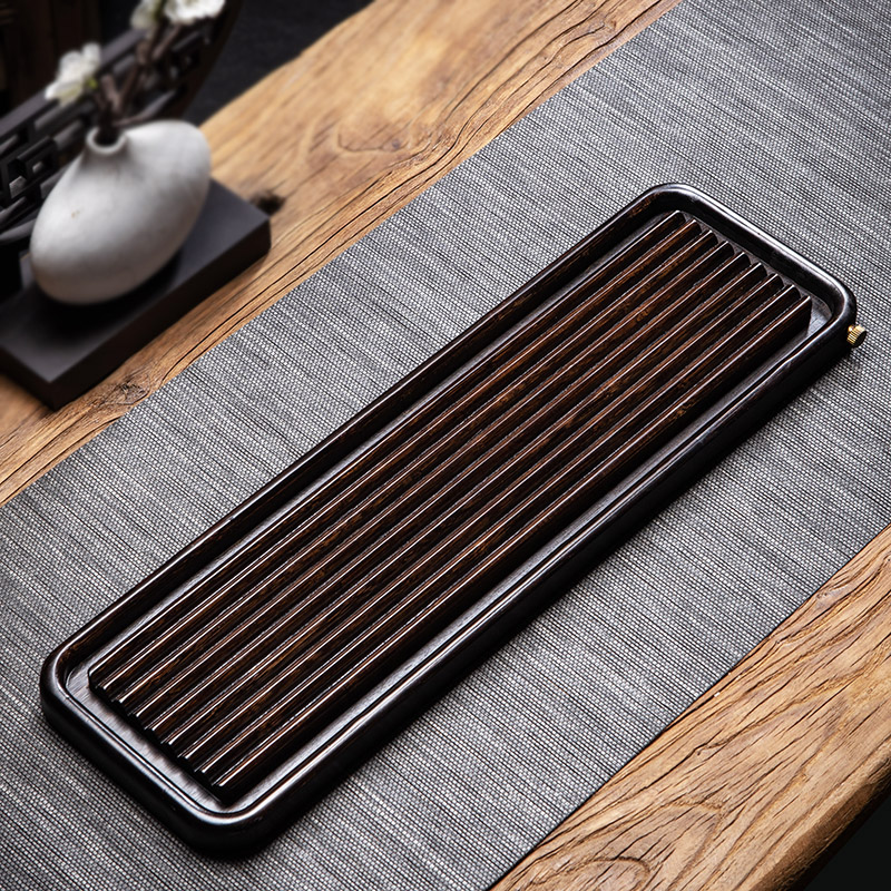 日式竹制小茶盘家用小型可带排水简易简约小号迷你小茶台一两人用