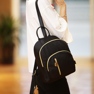 迪麗熱巴的lv包包 迪麗熱巴同款包包雙肩包女潮2020新款韓版百搭時尚迷你尼龍小背包 包包