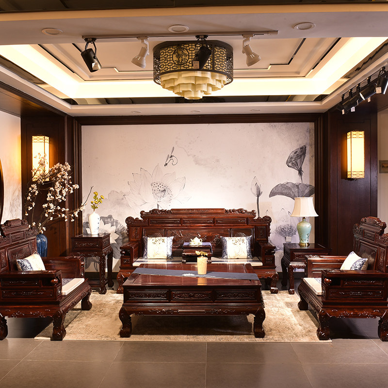 红木家具客厅全套