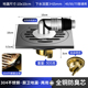 全铜洗衣机分流器出水管与地漏接头三通一拖二双用弯头排水管接头