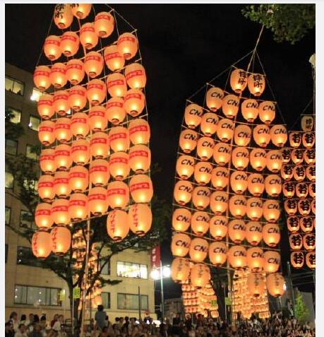 多层木架装饰户外防水日式灯笼日本米色手绘手写书法家纹温泉牌坊