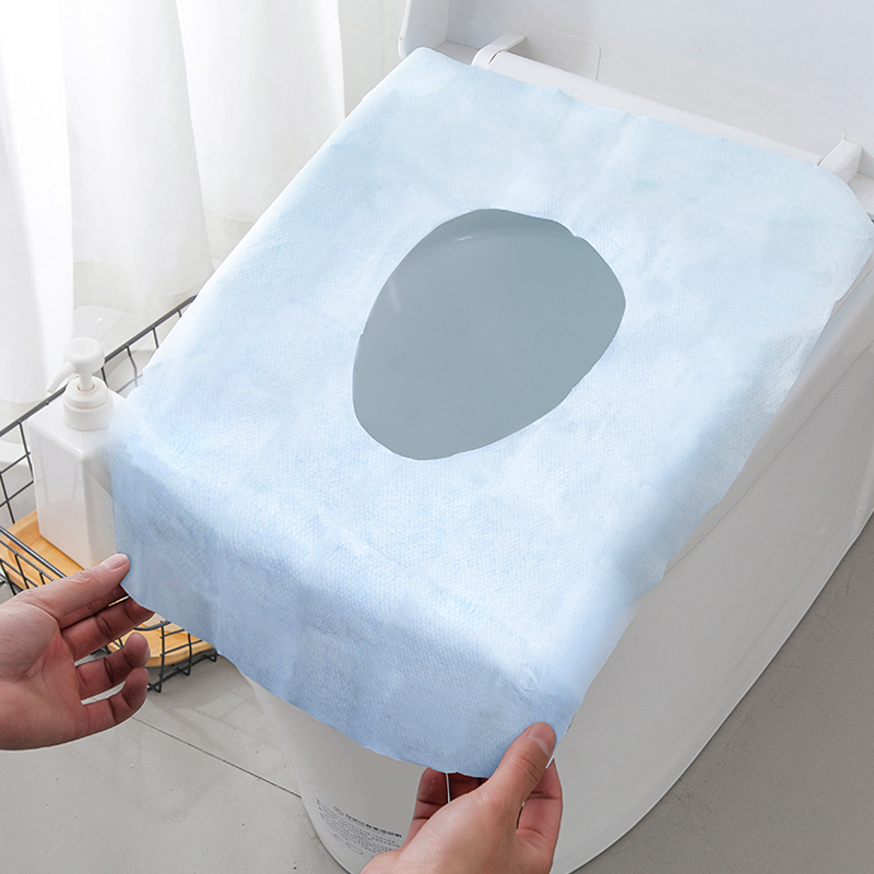 100片一次性马桶垫坐垫纸粘贴式家用孕产妇旅行旅游宾馆酒店专用