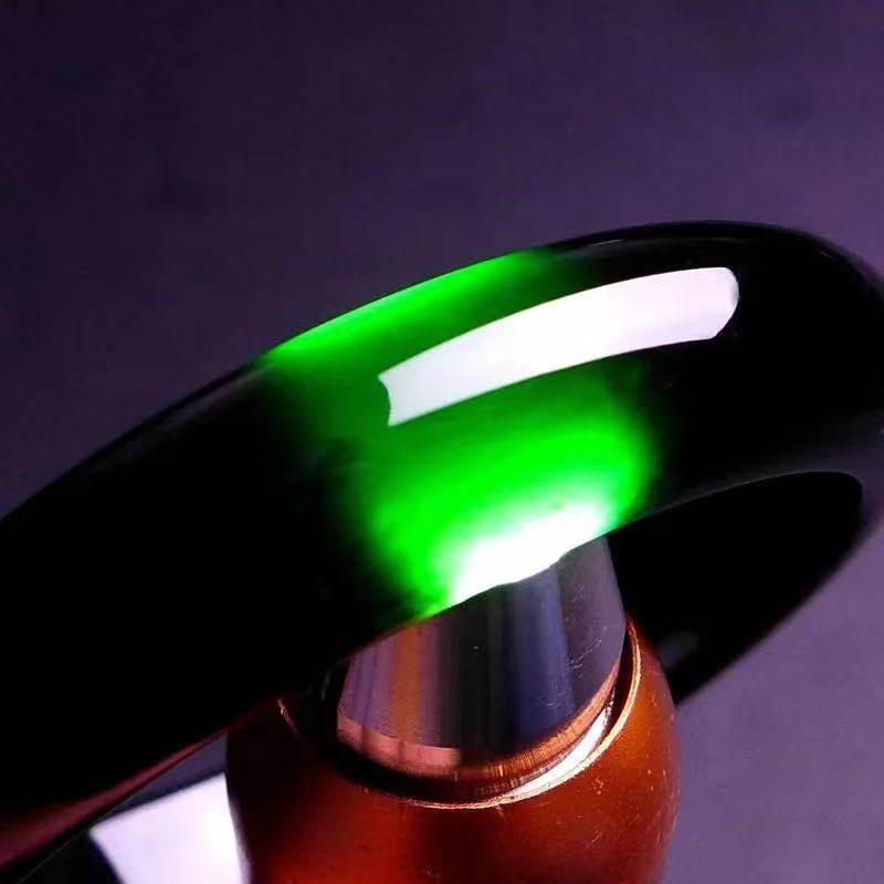 锦心似玉珠宝-缅甸翡翠手镯高端墨翠