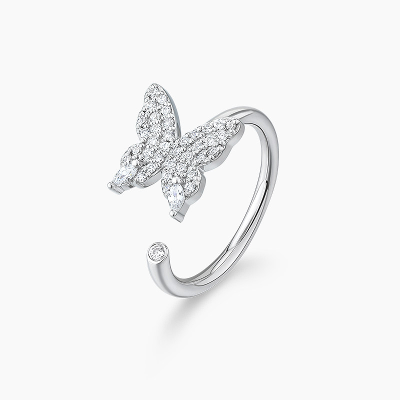 00天猫新品kader卡蒂罗戒指情侣款925纯银女夏季新款一对对戒礼物送