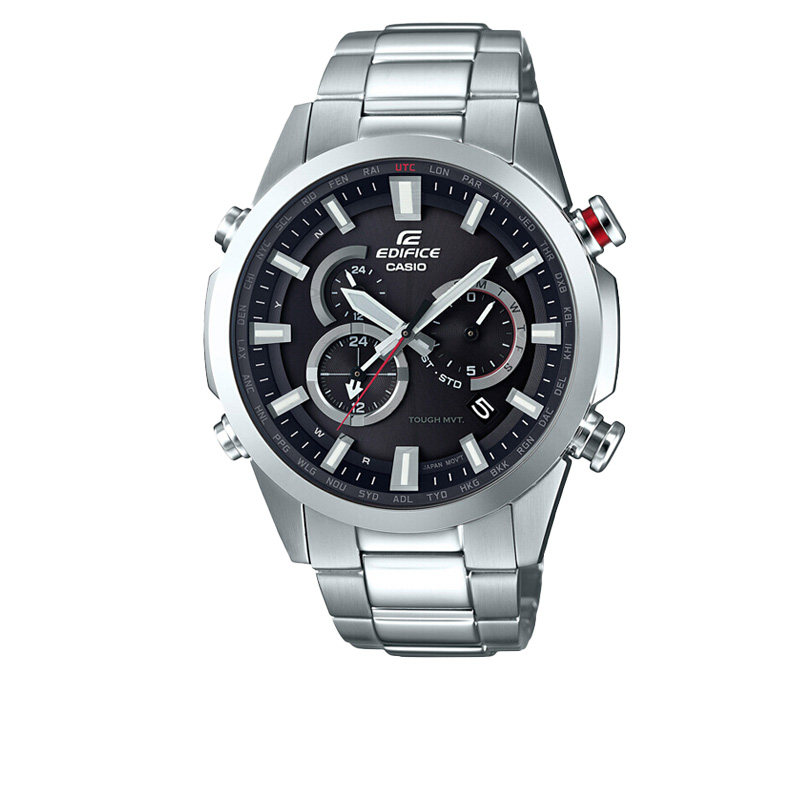 卡西欧casio手表男士商务时尚太阳能蓝宝石电波男表eqwt640yd1a