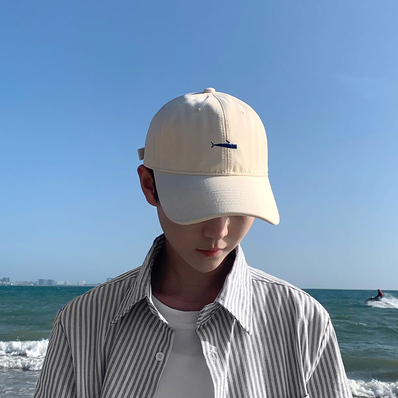 鸭舌帽男ins潮牌棒球帽男生帽子潮流韩版帅气软顶日系帽子女夏款