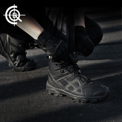 CQB户外军迷特种兵战术靴男 冬季作战靴 中帮越野登山鞋野战军靴