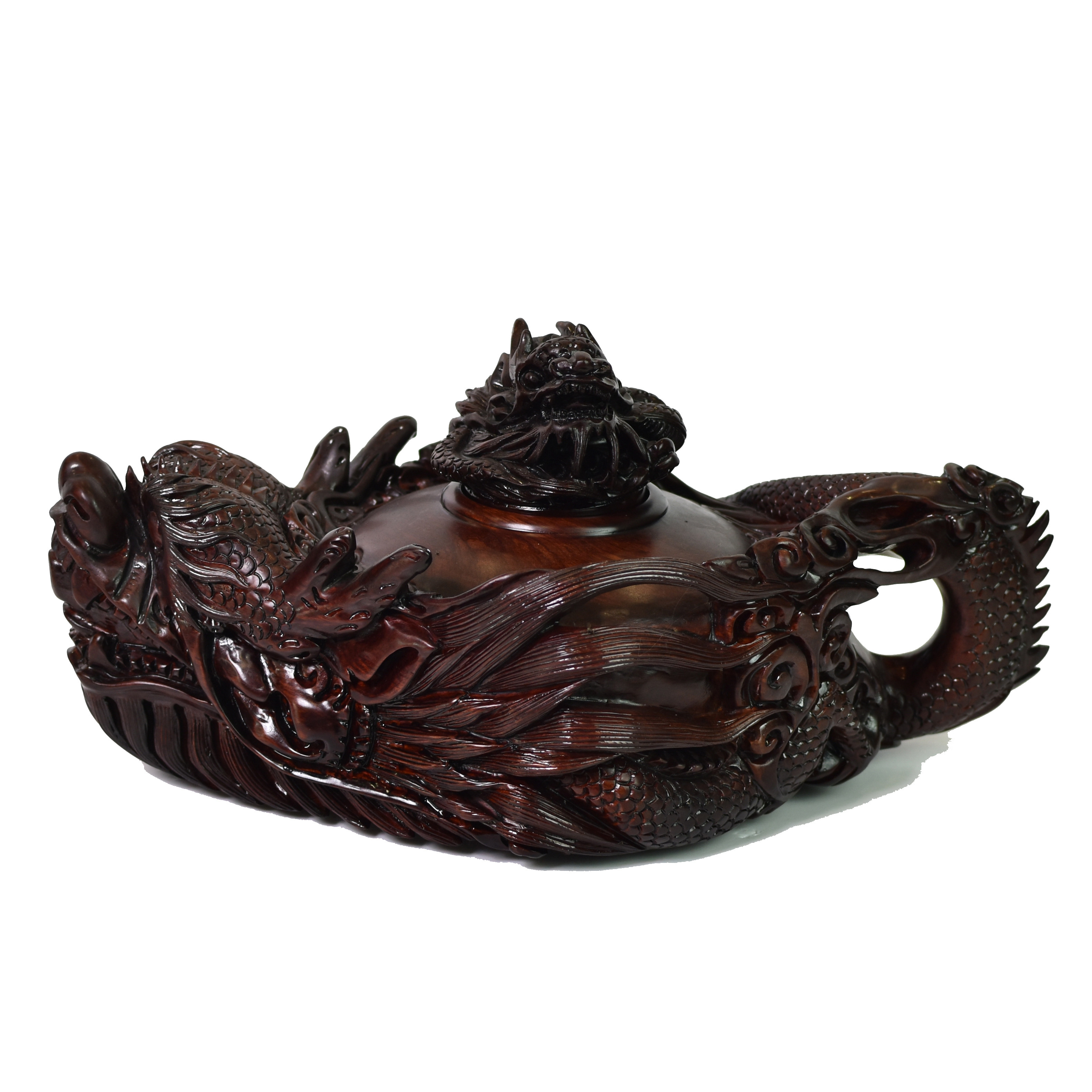 缅甸花梨木 龙壶 随形雕刻 工艺精湛 油润老料 收藏级珍品