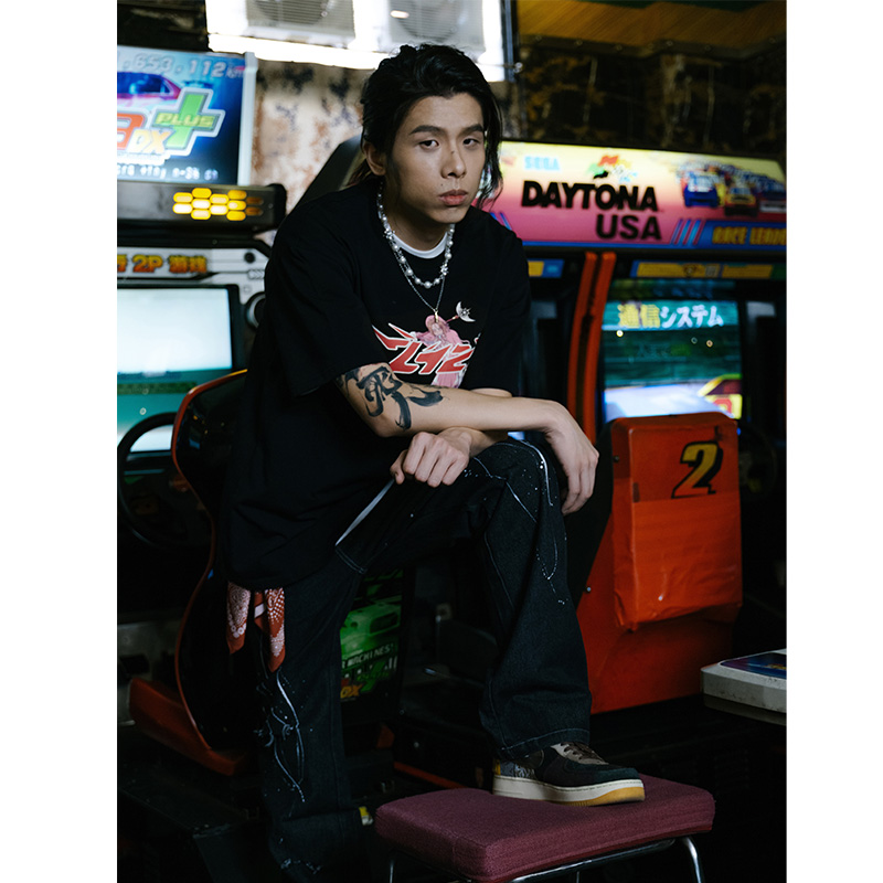 活死人厂牌法老嘻哈街头粉丝应援周边宿舍装饰挂毯挂布海报背景布