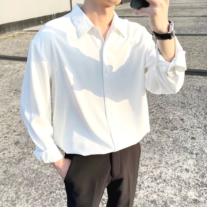 法式衬衣男长袖