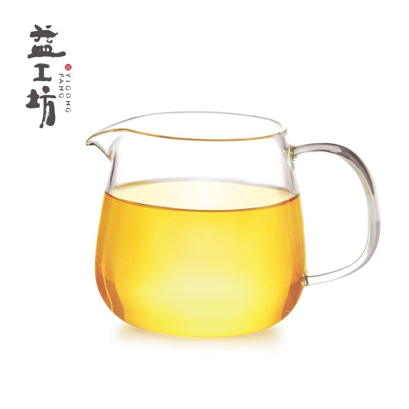 大益普洱茶 益工坊 公道杯耐热玻璃功夫茶具配件 公道杯350ml