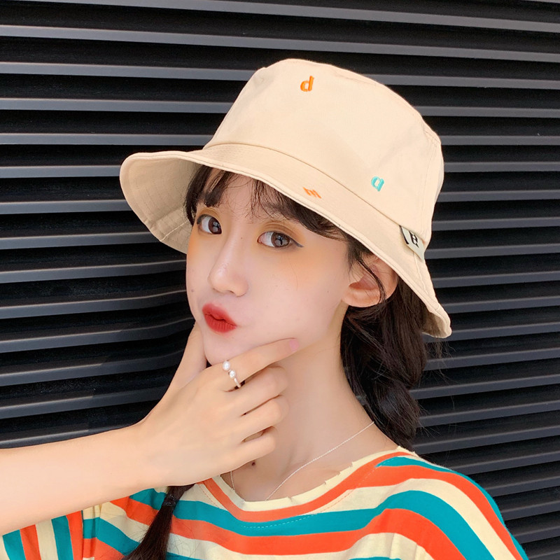 渔夫帽女夏天韩版百搭日系网红遮阳防晒甜美可爱软妹ins时尚帽子