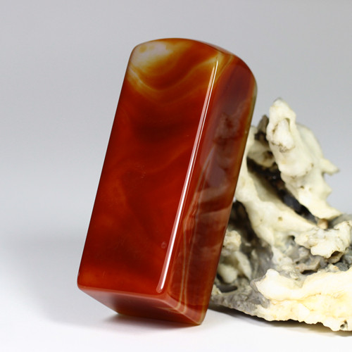 【天意南红】顶级天然玛瑙 印章 193.71克