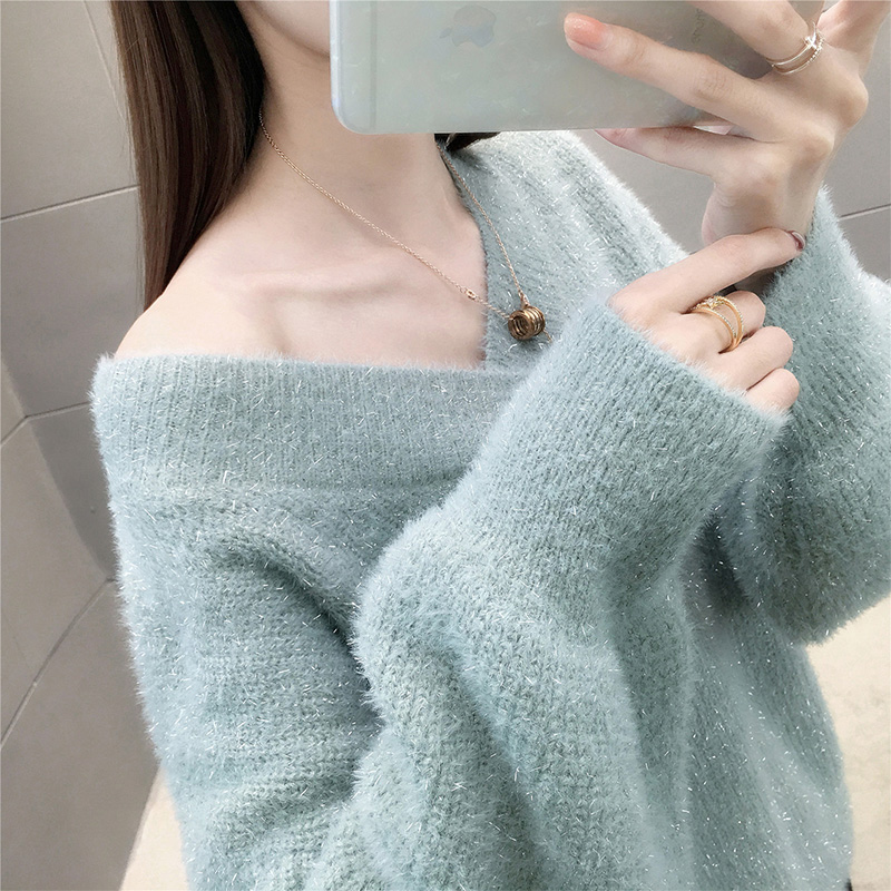 sweater 2020 Autumn new pattern Korean Edition Easy Mink like have cash less than that is registered in the accounts Bright silk Sweaterin the Women's clothing/Boutique , Sweaters category - from Buy2taobao.com to provide professional Taobao agent buy service