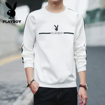 Playboy long sleeve men's T-shirt spring and autumn new slim bottom loose Korean Trend Plush flagship sweater