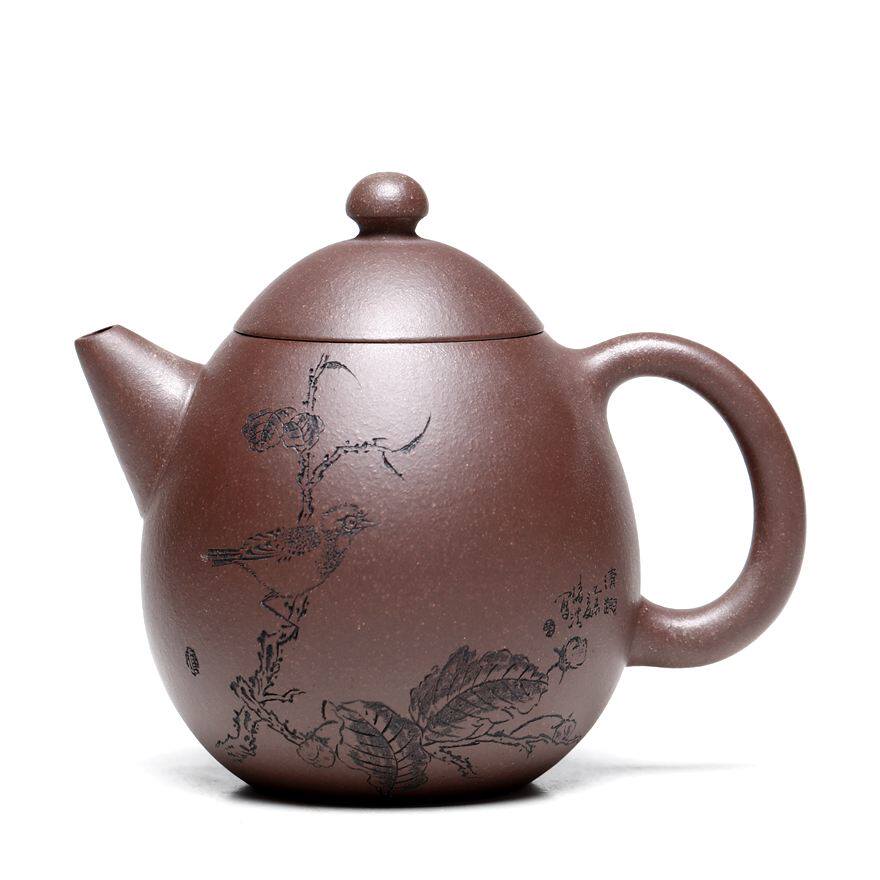 工艺美术师 柴绪波 龙旦壶 紫泥 350cc