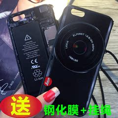 创意新款iPhone6plus手机壳 苹果5s复古相机磁带超薄tpu保护壳套