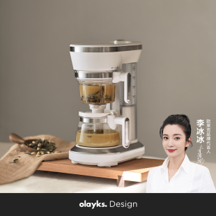 olayks欧莱克奶茶机家用全自动多功能萃茶煮茶机智能速热茶饮机