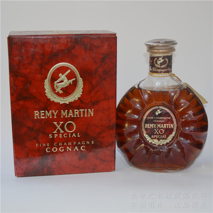 洋酒收藏80年代remymartin人头马xo大花干邑白兰地