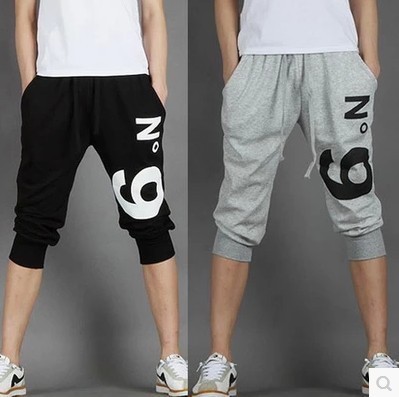 pure cotton Thin section Sports Pants Men's summer Relaxed casual pants Youth shorts Cotton 7 points Sports pantsin the Men's clothing, Casual pants category - from Buy2taobao.com to provide professional Taobao agent buy service