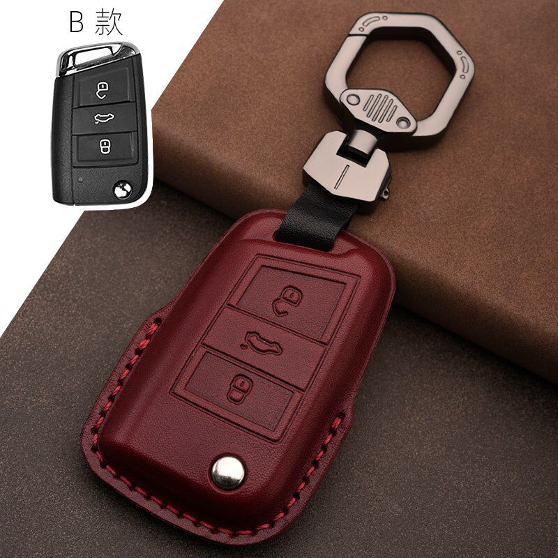适用2021款大众途岳钥匙套全包汽车钥匙包女21上汽新款高档