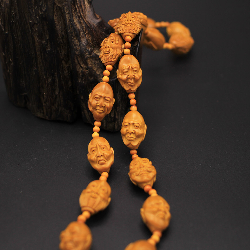 双十二 《单面十八罗汉》苏工核雕杨氏工坊 买就送