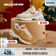 Skechers斯凯奇圣诞姜饼限定鞋女子复古羊羔绒熊猫鞋休闲老爹鞋