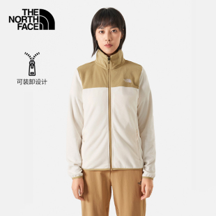 TheNorthFace北面抓绒衣女士秋冬新款户外保暖摇粒绒内胆外套81SR