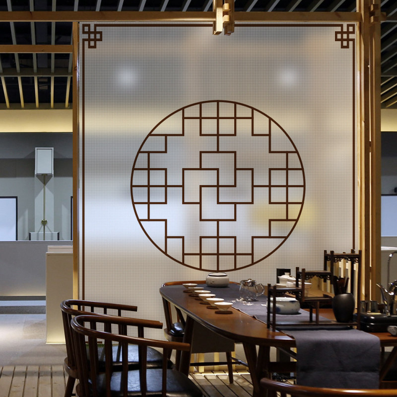 屏风隔断客厅中国风中式