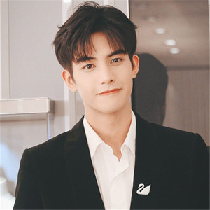 宋威龙同款假发男短直发中分刘海韩版帅气黑色逼真微分自然全头套