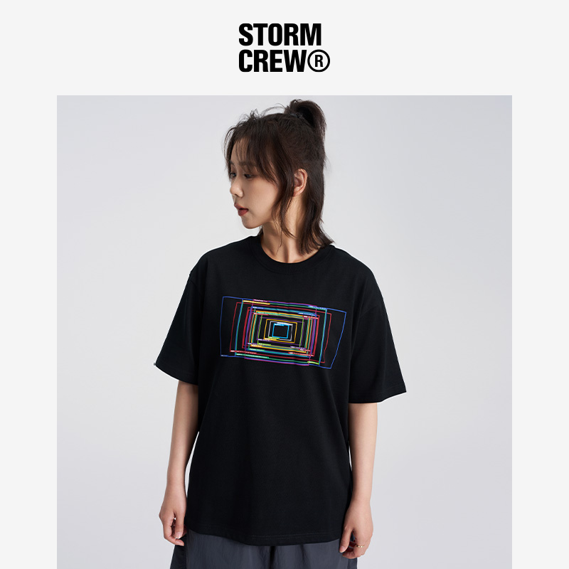 影视飓风STORMCREW 24春夏短袖传感器2.0系列T恤休闲纯棉宽松上衣