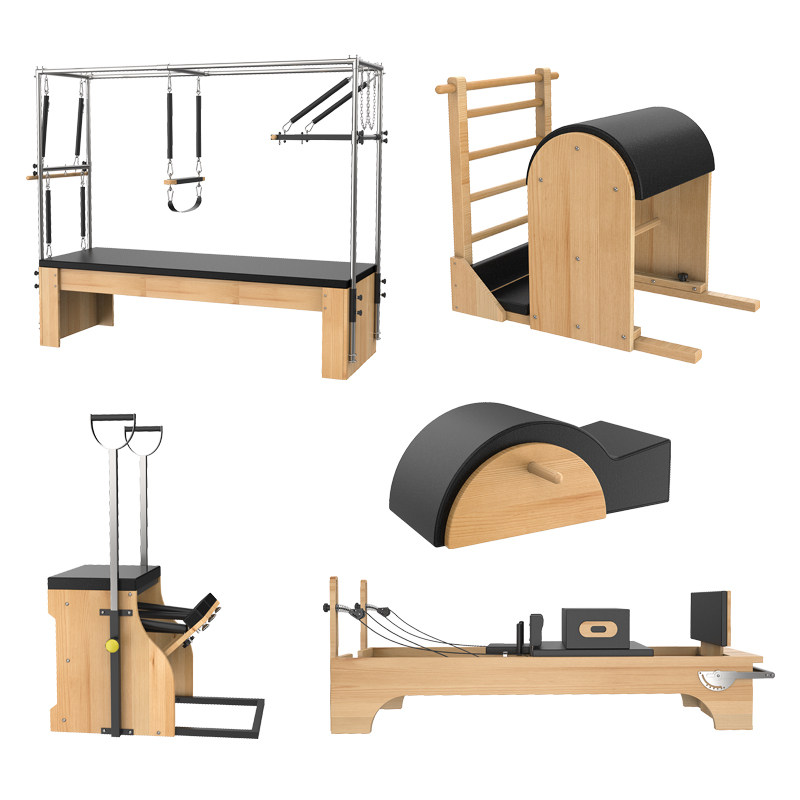 普拉提核心床卡迪拉克床梯桶稳踏椅大器械五件套瑜伽禅柔健身器材