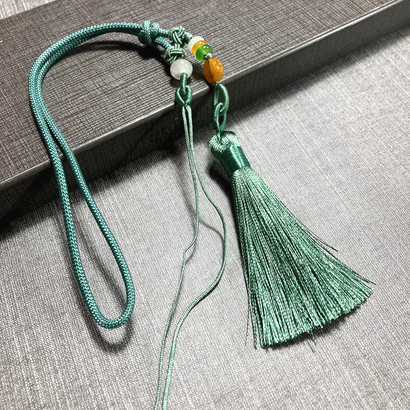 古典流苏穗汉服手把件玉器挂件流苏绳车挂绳子包包挂件绳中国风