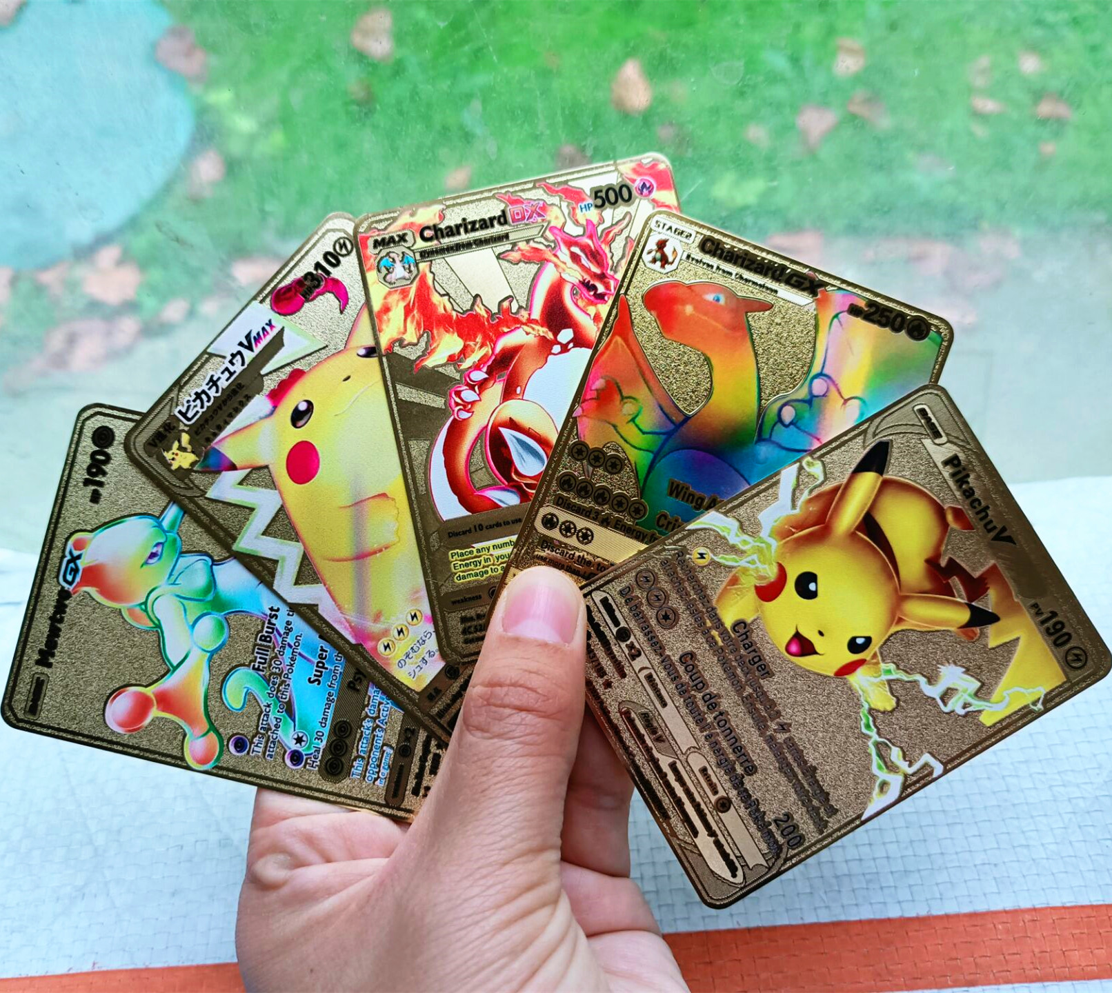 精灵宝可梦卡牌喷火龙金属pokemon卡片神奇剑盾皮卡丘宝贝铁卡牌