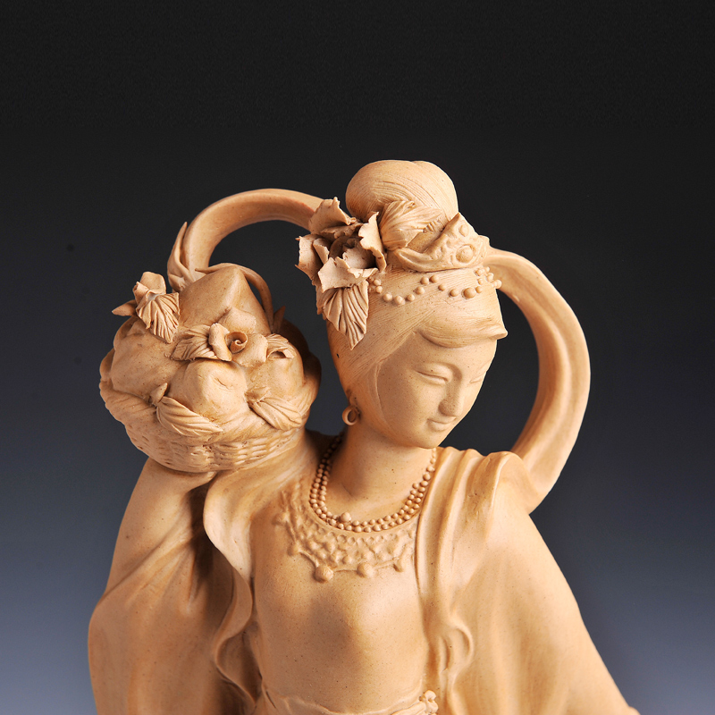 中国工艺美术大师 刘远长雕塑作品(2009年麻姑献寿)