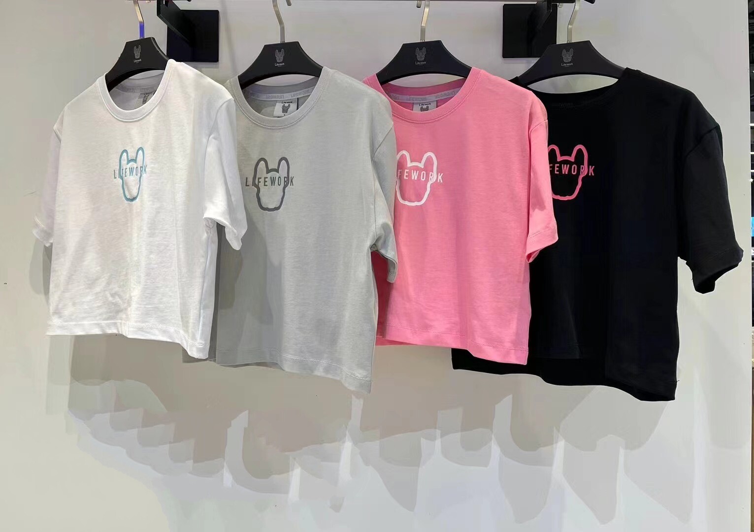 00券后价￥268韩国正品lifework法斗狗长袖t恤打底宽