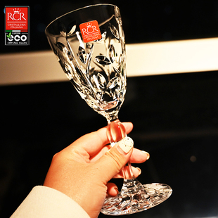 意大利进口RCR水晶玻璃轻奢家用香槟杯葡萄酒红酒高脚杯酒具套装