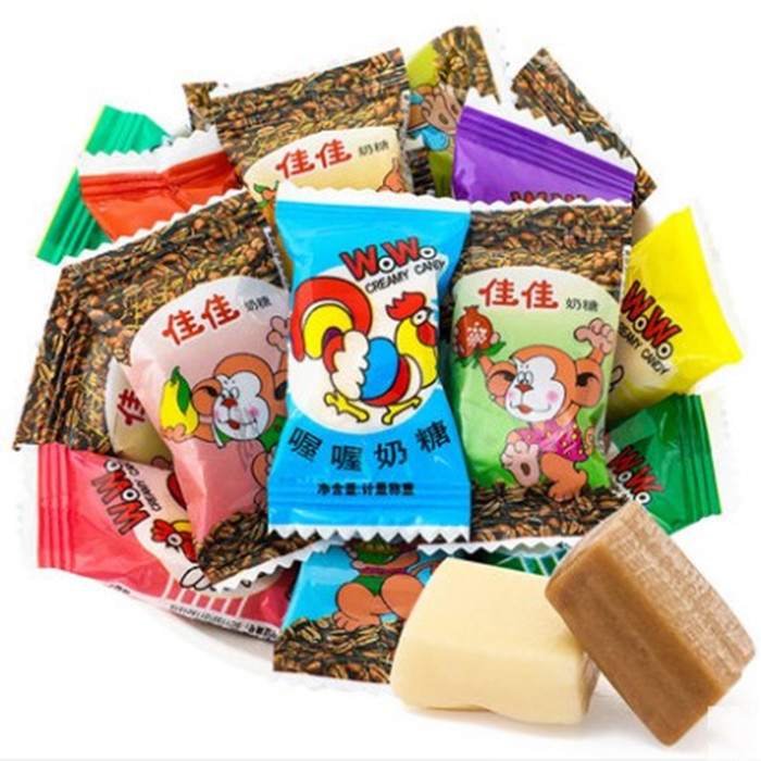 糖果包邮喔喔佳佳奶糖结婚庆喜糖果大公鸡喔喔奶糖散装250g