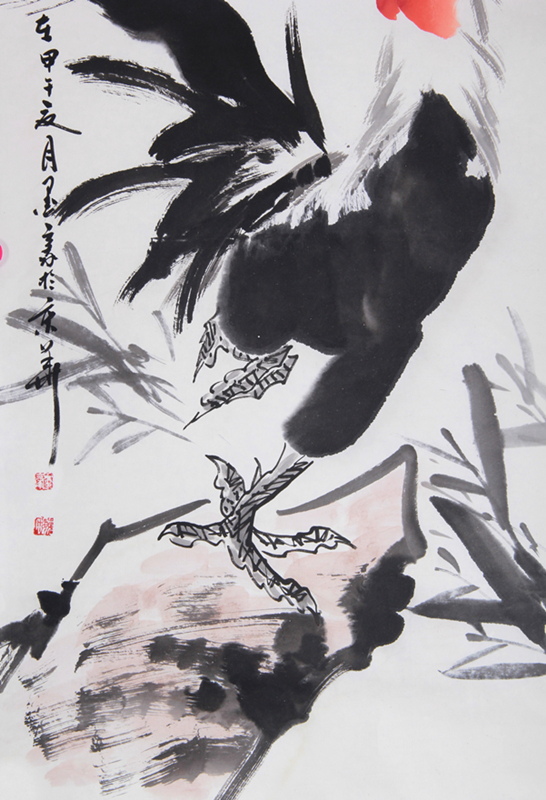 国务院国宾礼特供艺术家 国家一级美术师 墨豪《大吉祥》