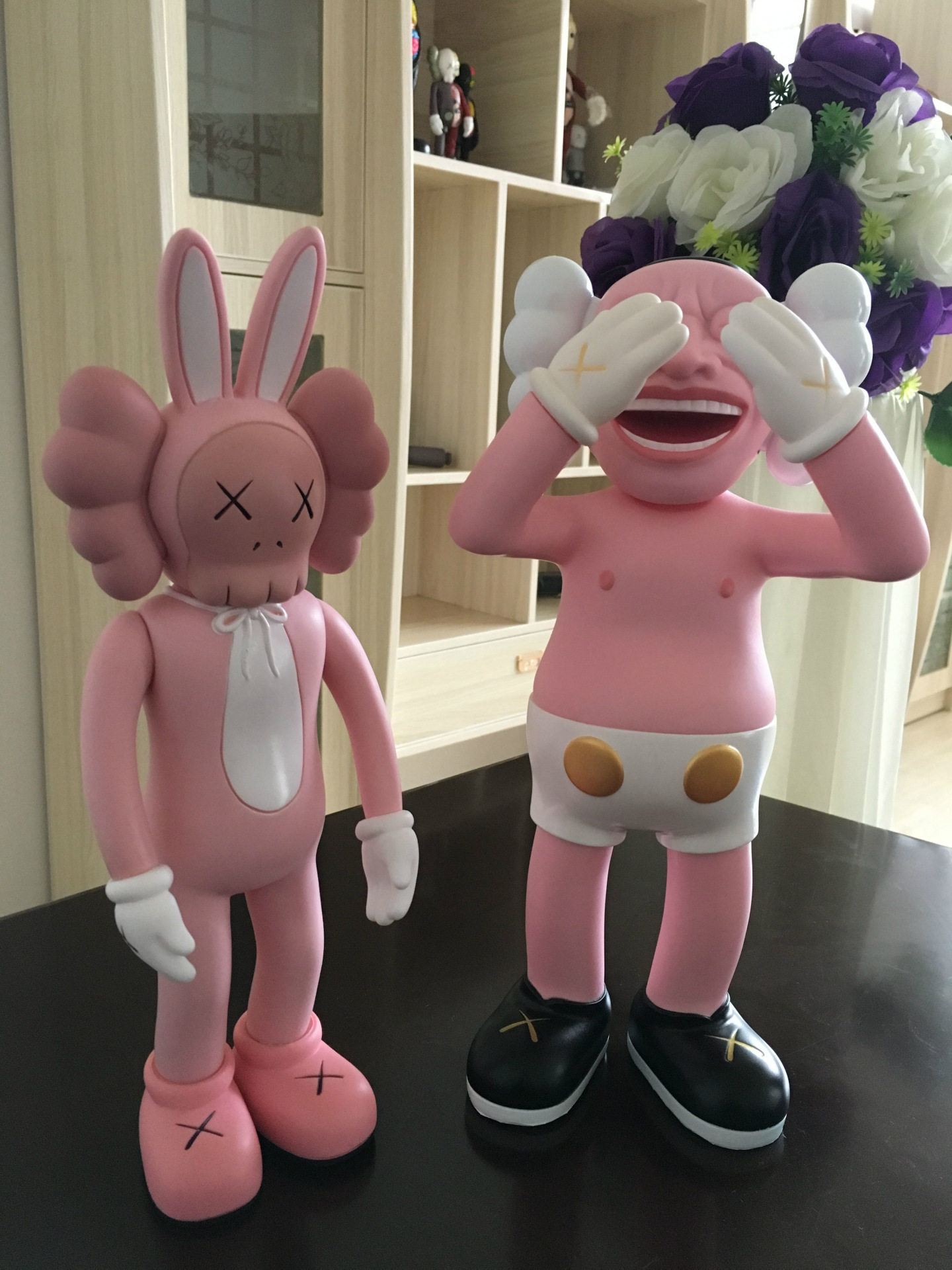 mand kaws 兔子公仔玩具女仆兔女郎潮流玩偶手办模型originalfake