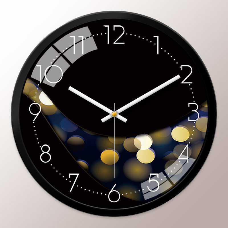 摩门个性钟表时尚挂钟客厅卧室创意现代静音大号石英挂表壁钟