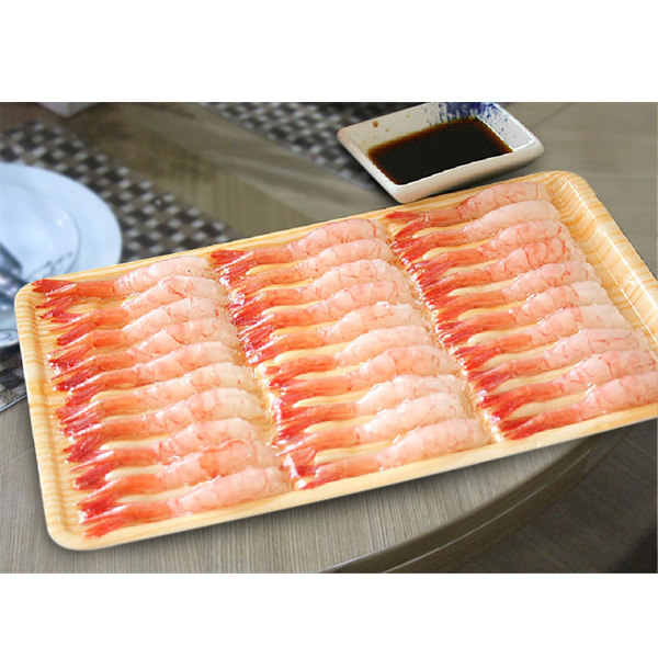 开店材料寿司带尾甜虾去头去壳北极寿司甜虾军舰虾30只南美虾