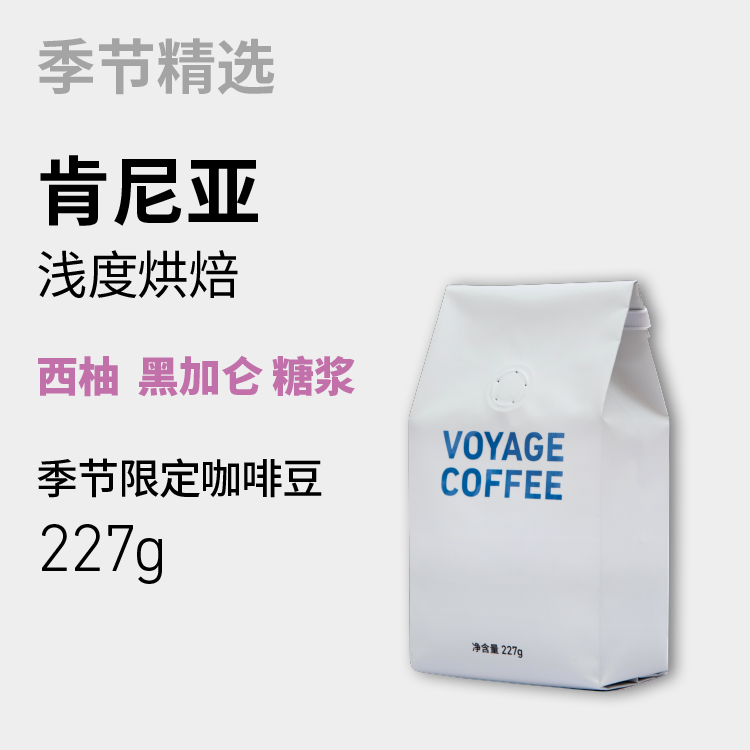 VOYAGE COFFEE肯尼亚咖啡豆 果汁糖浆 浅度烘焙手冲冷萃 227g