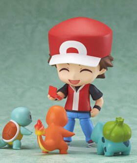 gsc 口袋妖怪 宠物小精灵 赤 红 red 粘土人 小智手办日版