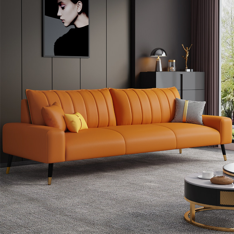 橙色沙发